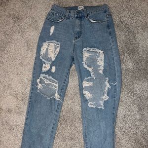 Ripped Jeans. Princess Polly. Size: 8